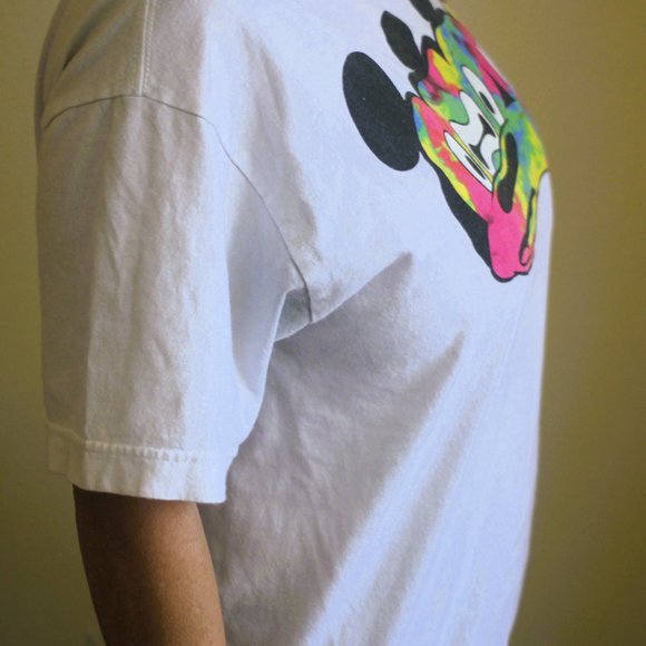 Psychedelic Mickey Mouse trippy Disney shirt x Neff - Picture 3 of 5